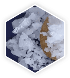Magnesium flakes and crystals, illustrating this essential mineral ingredient in our detailed ProstaVive review.