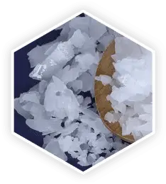 Magnesium flakes and crystals, illustrating this essential mineral ingredient in our detailed ProstaVive review.